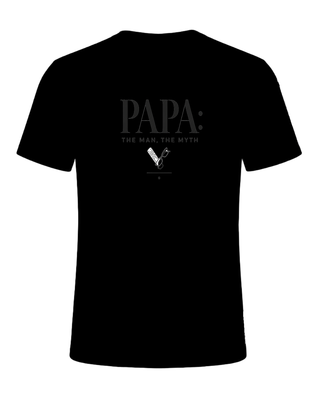 PAPA: THE MAN, THE MYTH — Black