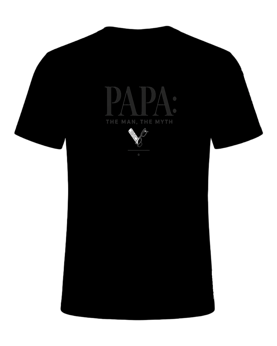PAPA: THE MAN, THE MYTH — Black