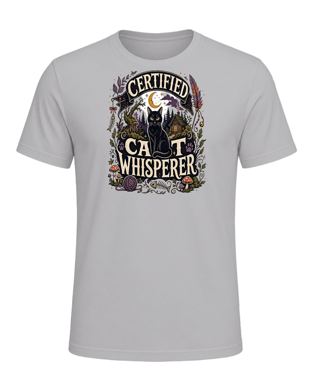 CERTIFIED CAT WHISPERER — Athletic Heather