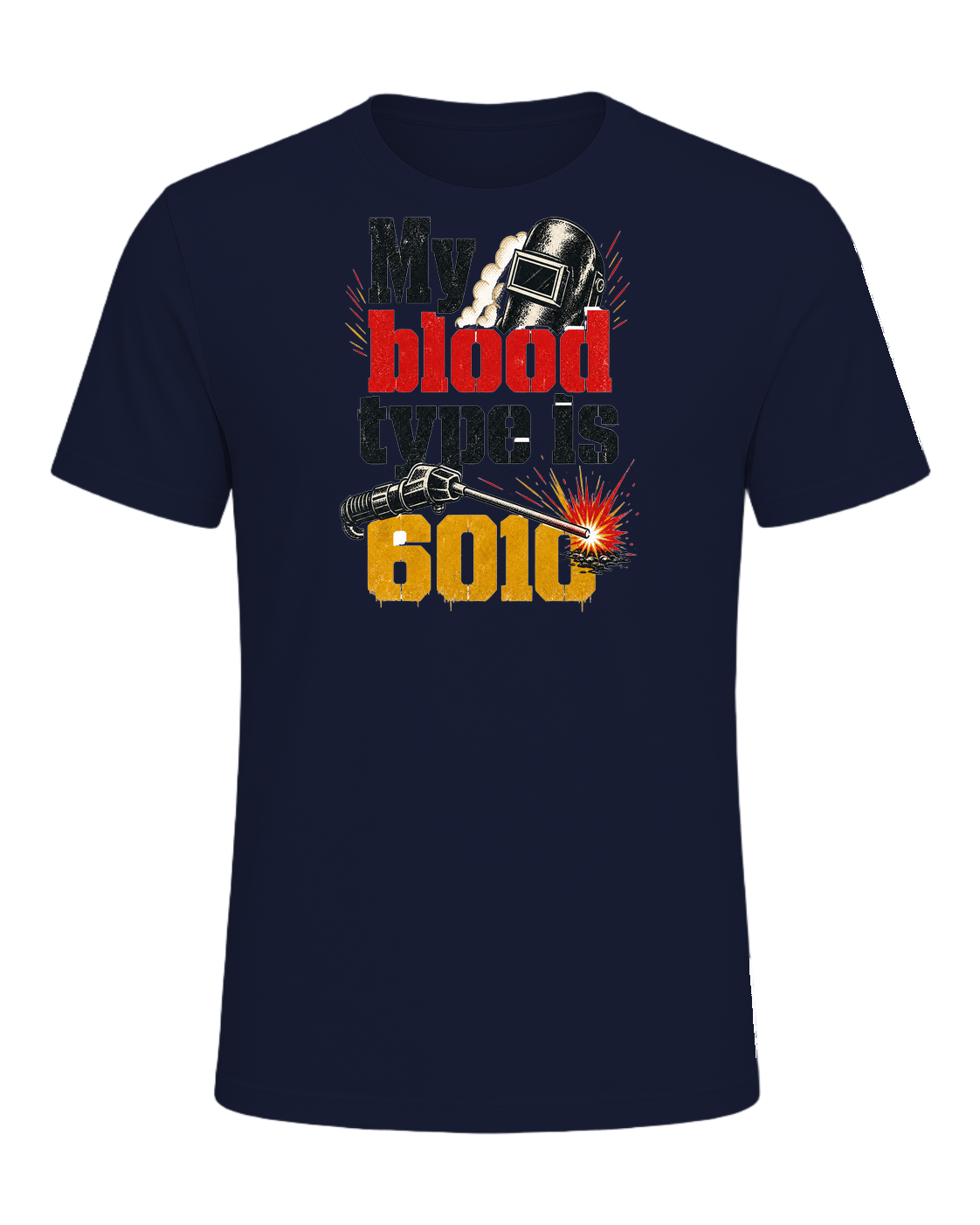 My blood type is 6010 — Navy
