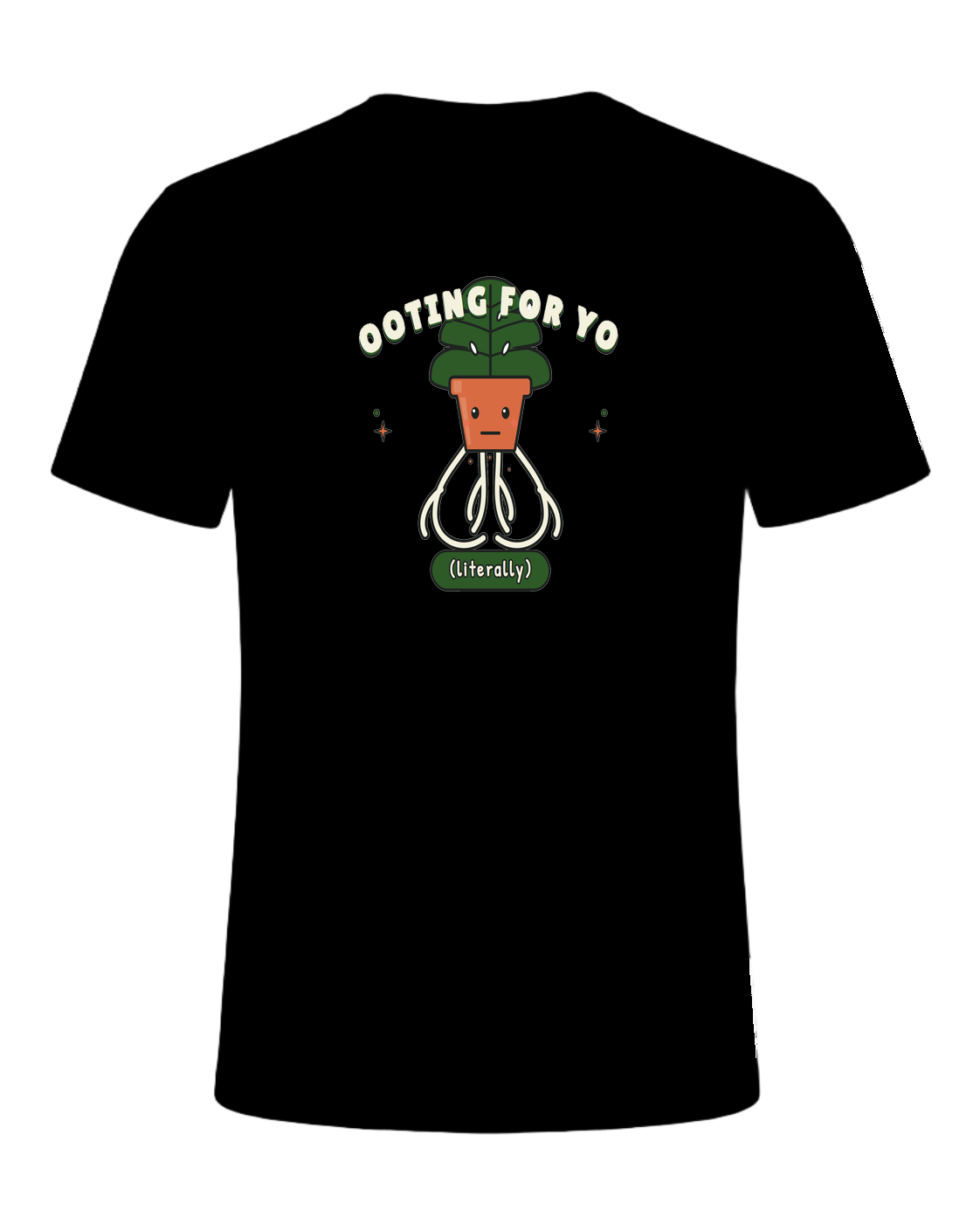 ROOTING FOR YOU (literally) — Black