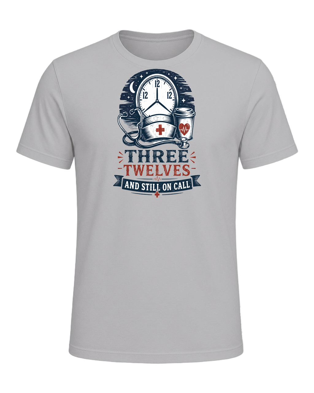THREE TWELVES AND STILL ON CALL — Athletic Heather