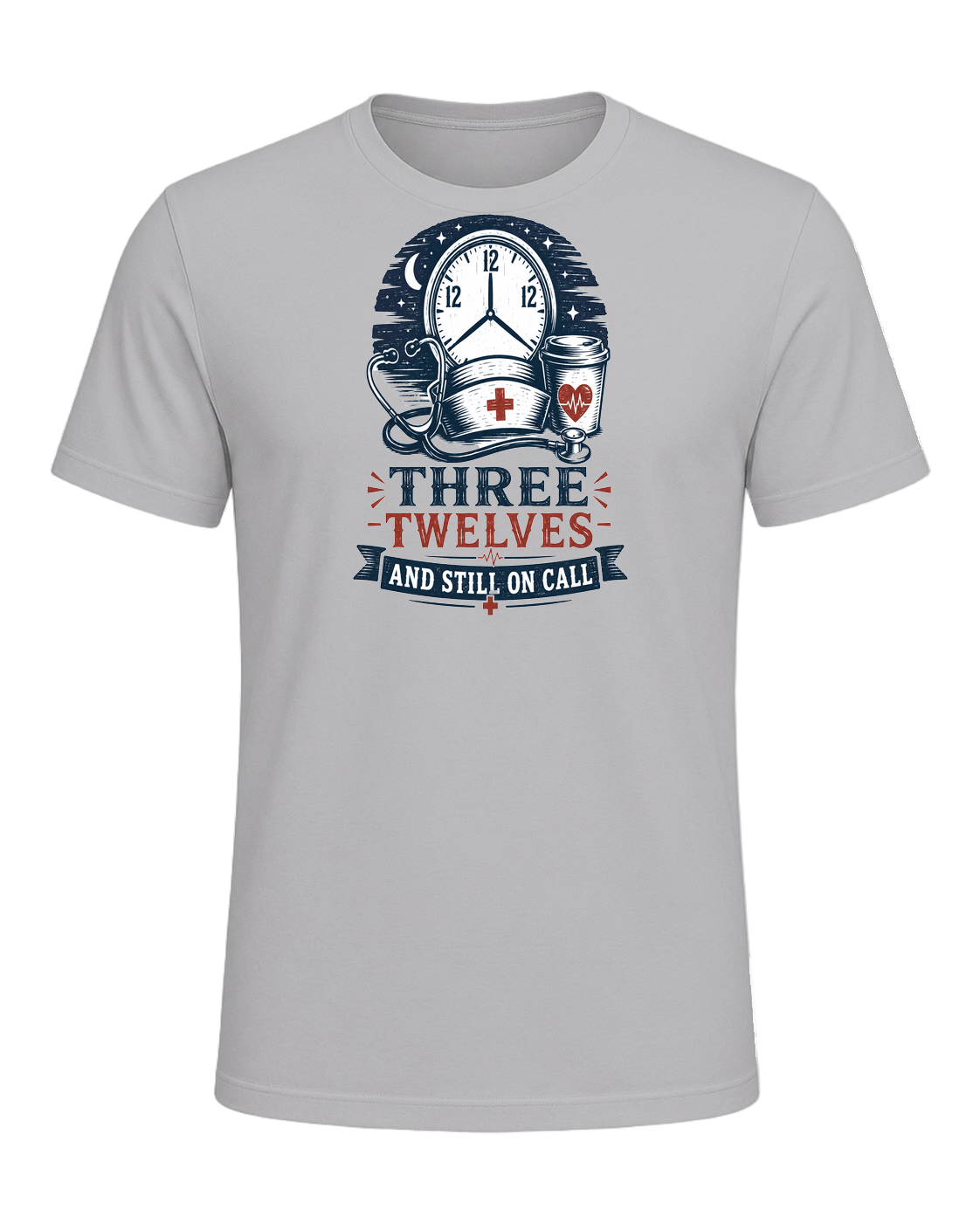 THREE TWELVES AND STILL ON CALL — Athletic Heather