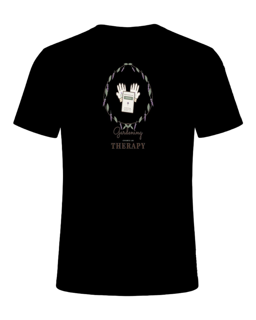 Gardening Counts As Therapy — Black