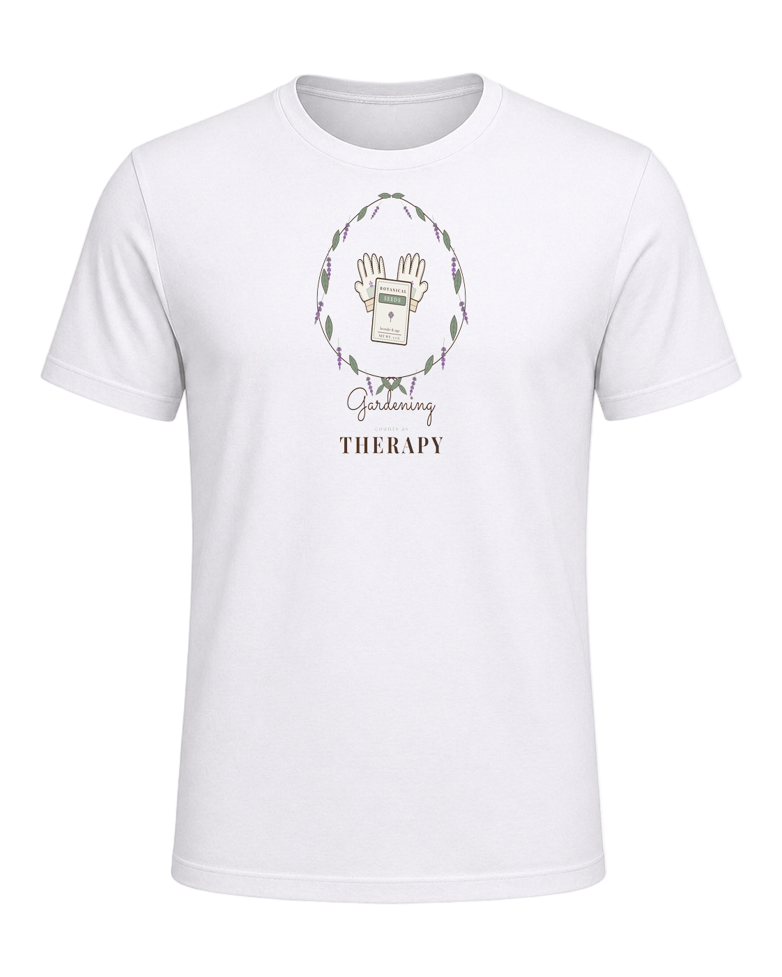 Gardening Counts As Therapy — White