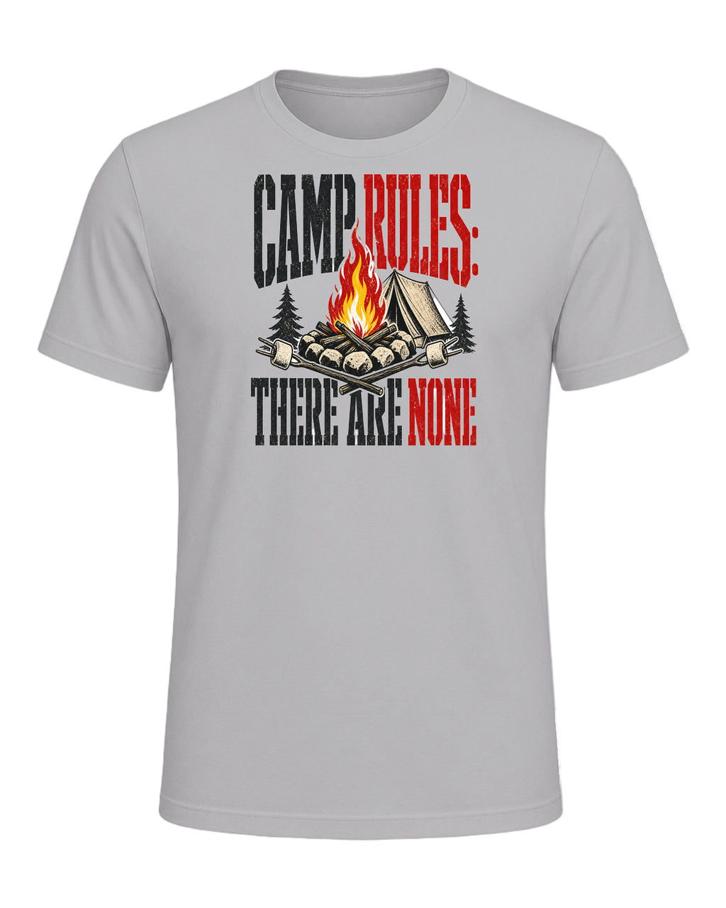 CAMP RULES: THERE ARE NONE — Athletic Heather