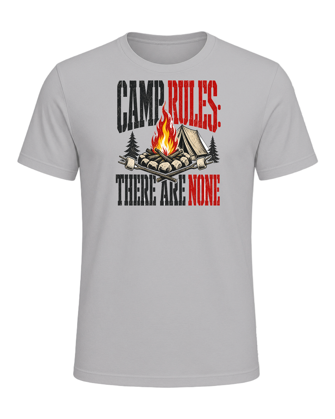 CAMP RULES: THERE ARE NONE — Athletic Heather