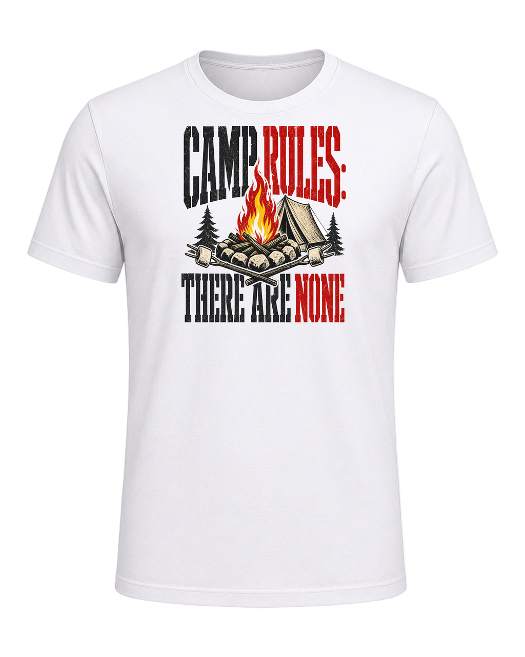 CAMP RULES: THERE ARE NONE — White