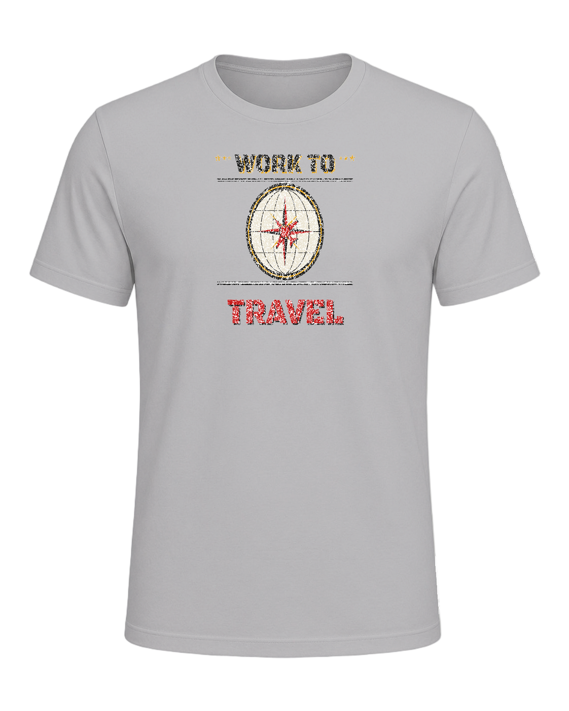 WORK TO TRAVEL — Athletic Heather