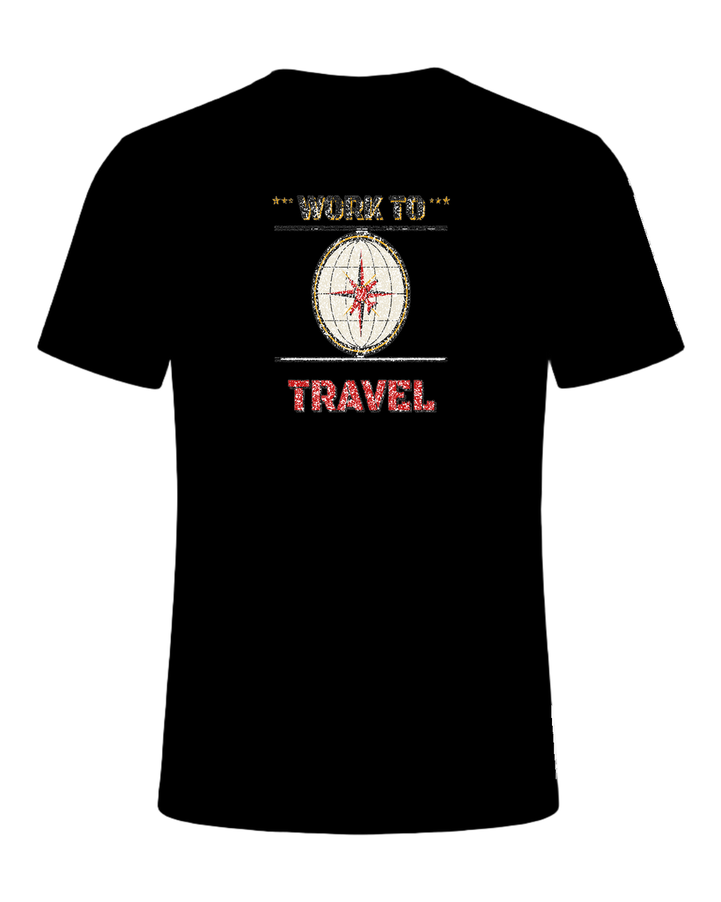 WORK TO TRAVEL — Black