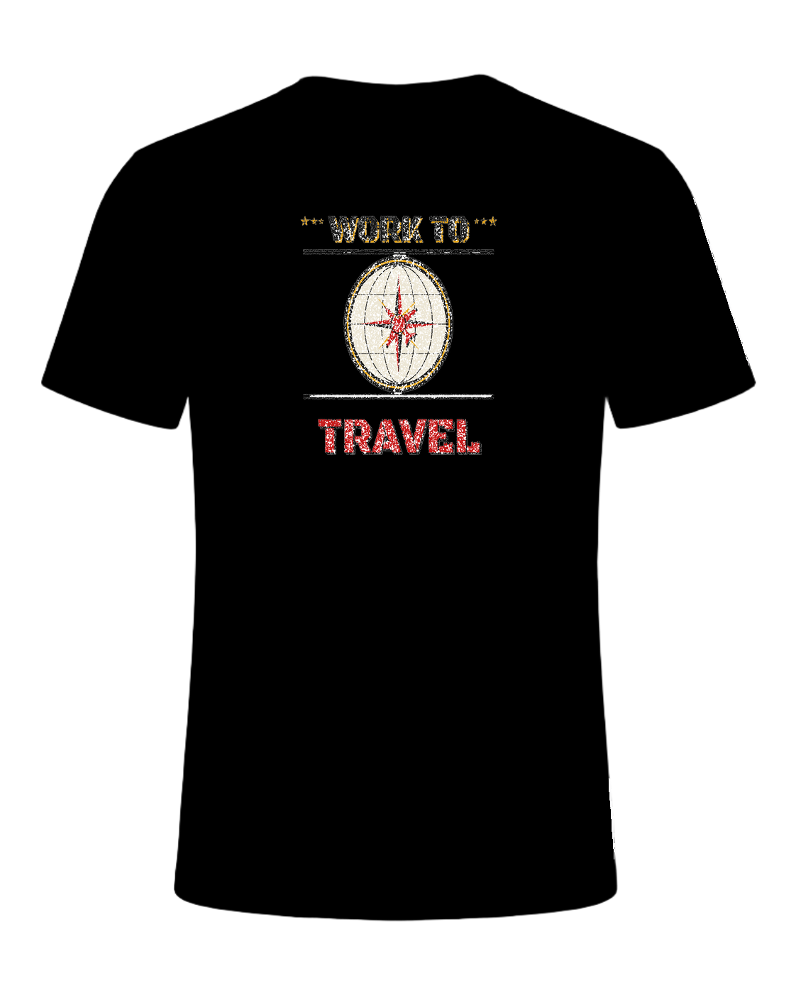 WORK TO TRAVEL — Black