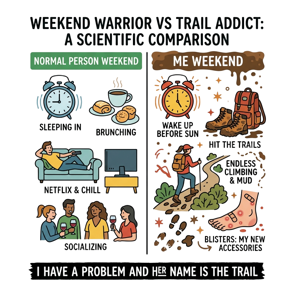 Hike Obsessed Humor