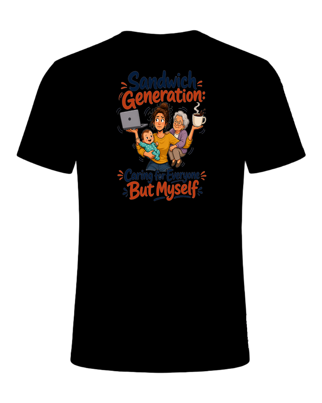 Sandwich Generation Humor — Black