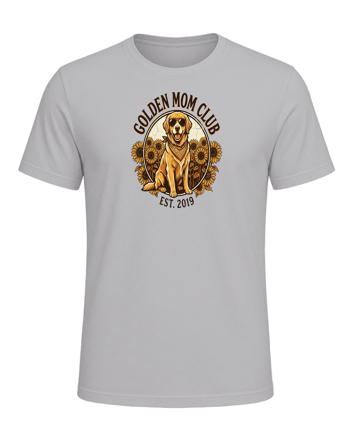 Golden Retriever Mom — Athletic Heather