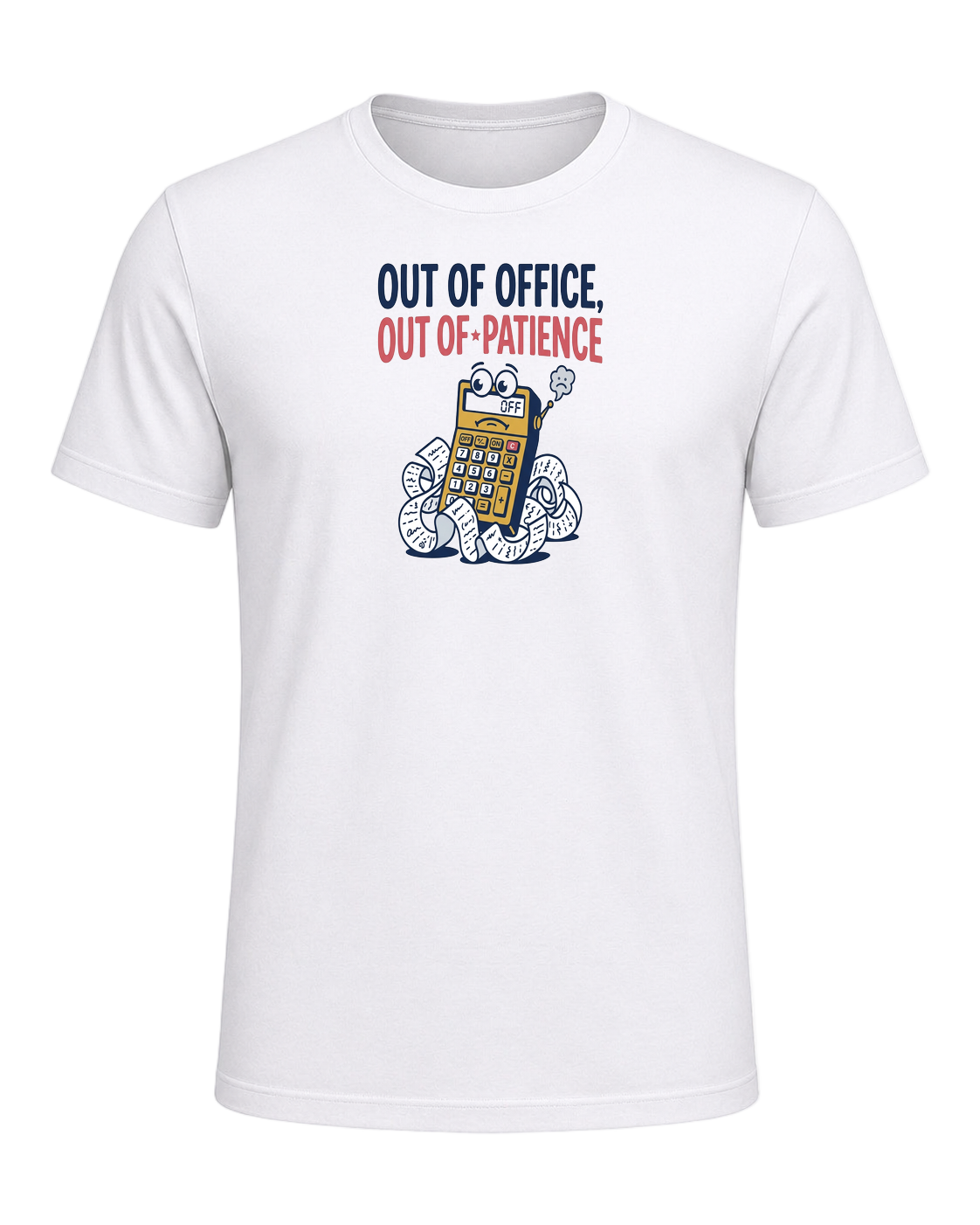 OUT OF OFFICE, OUT OF PATIENCE — White