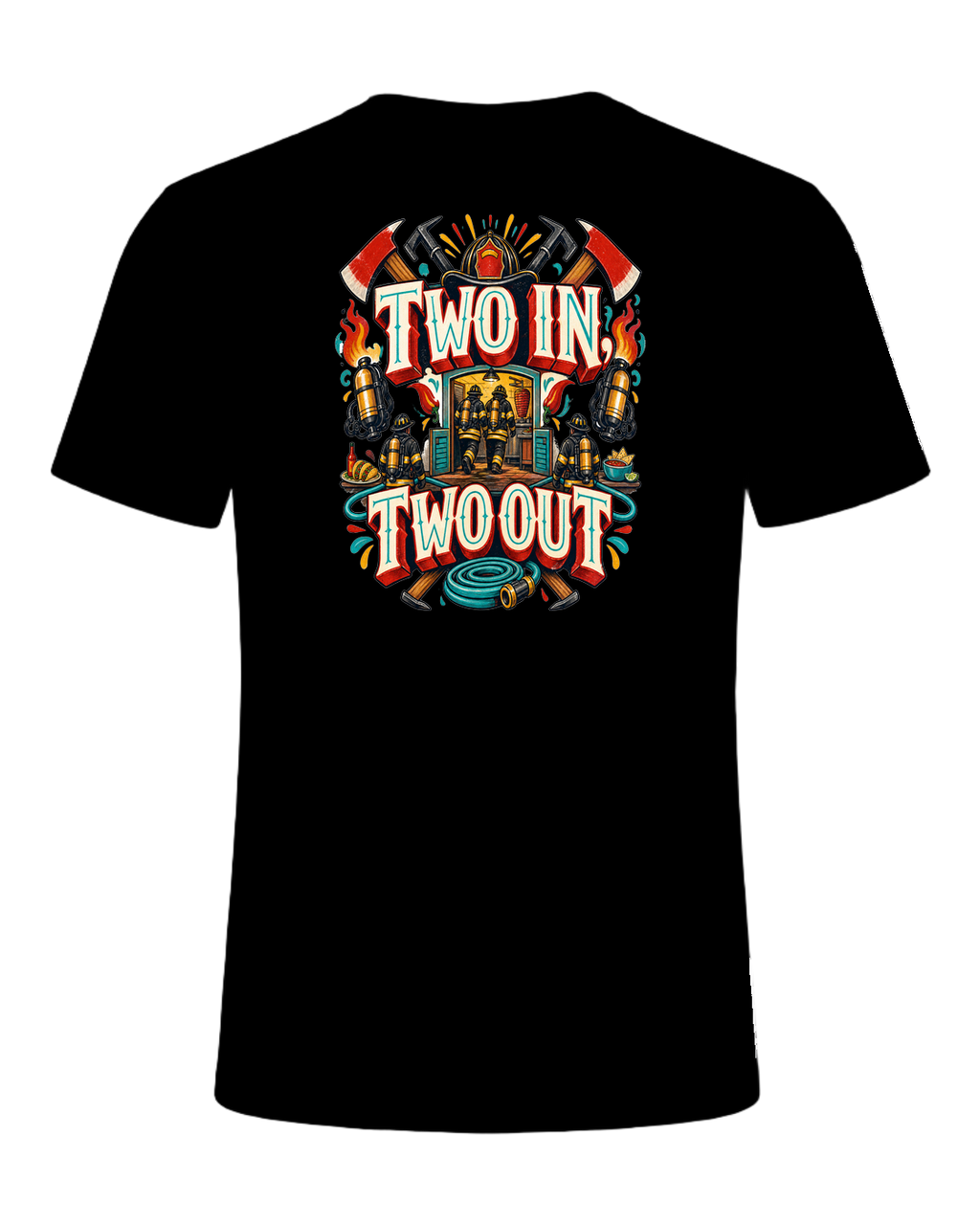 TWO IN, TWO OUT — Black