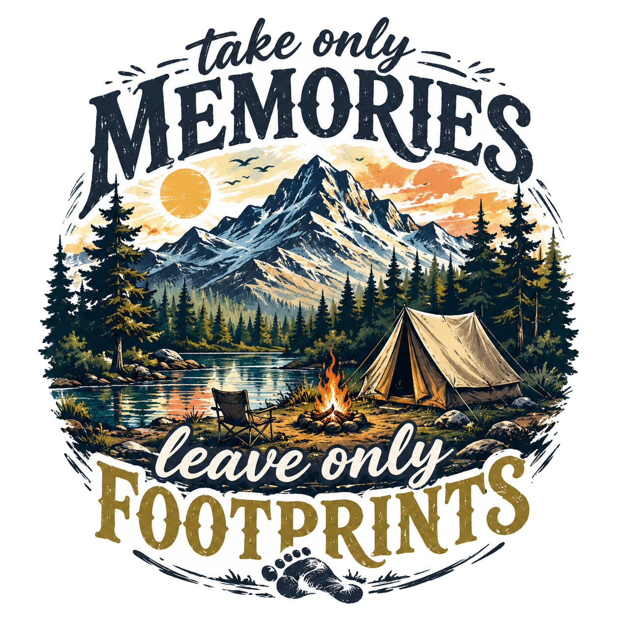 take only memories leave only footprints