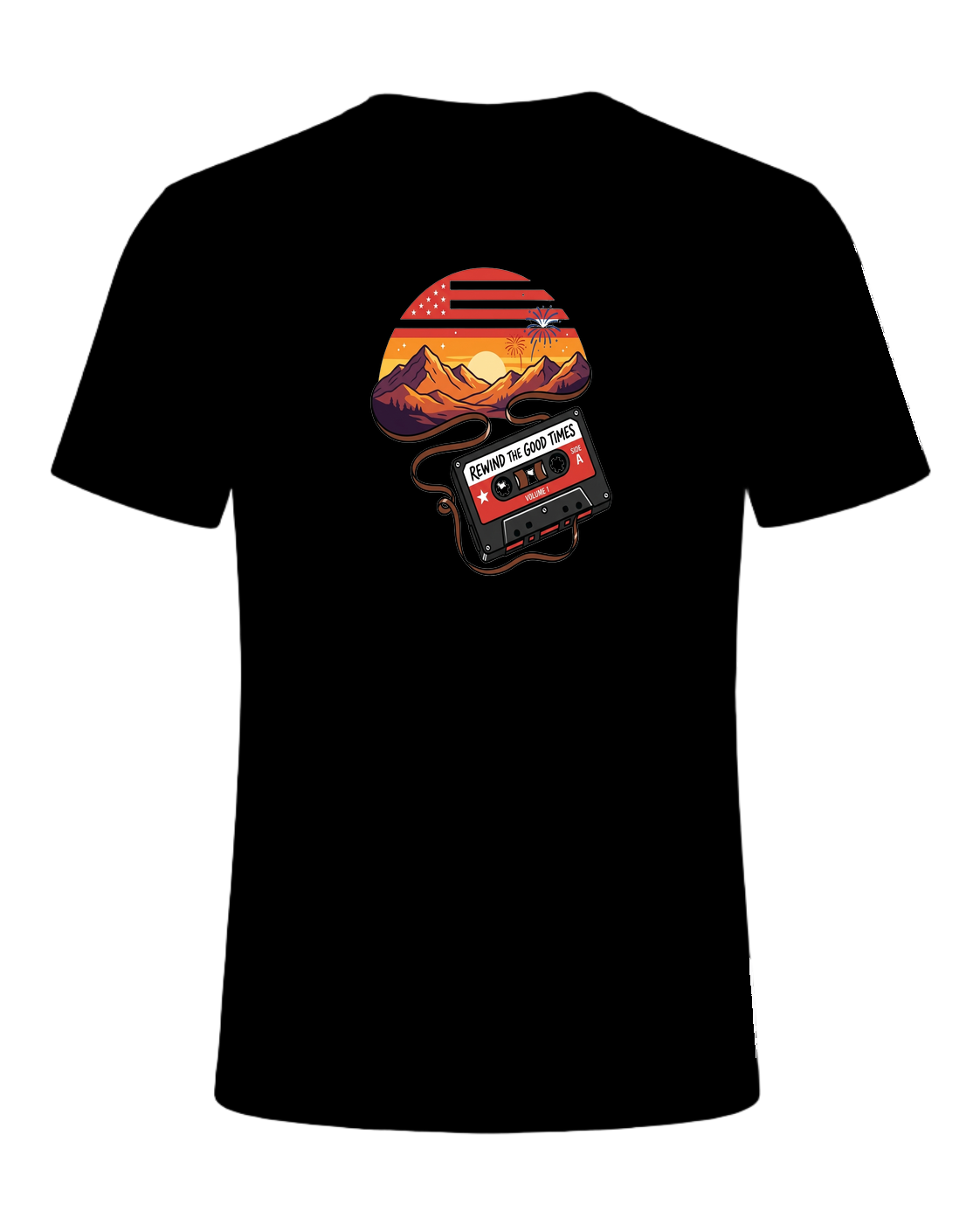 Cassette Tape Nostalgia — Black