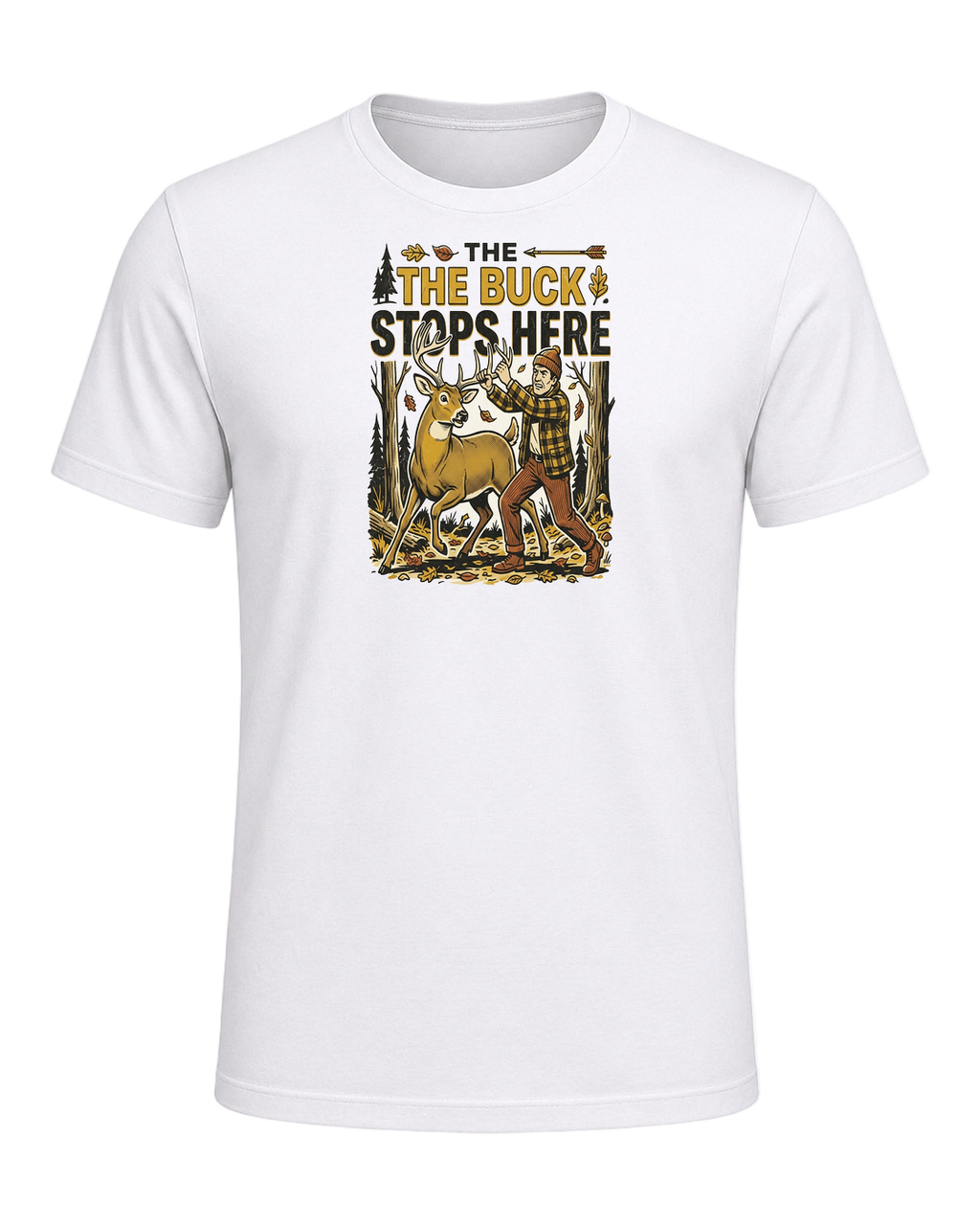 THE BUCK STOPS HERE — White