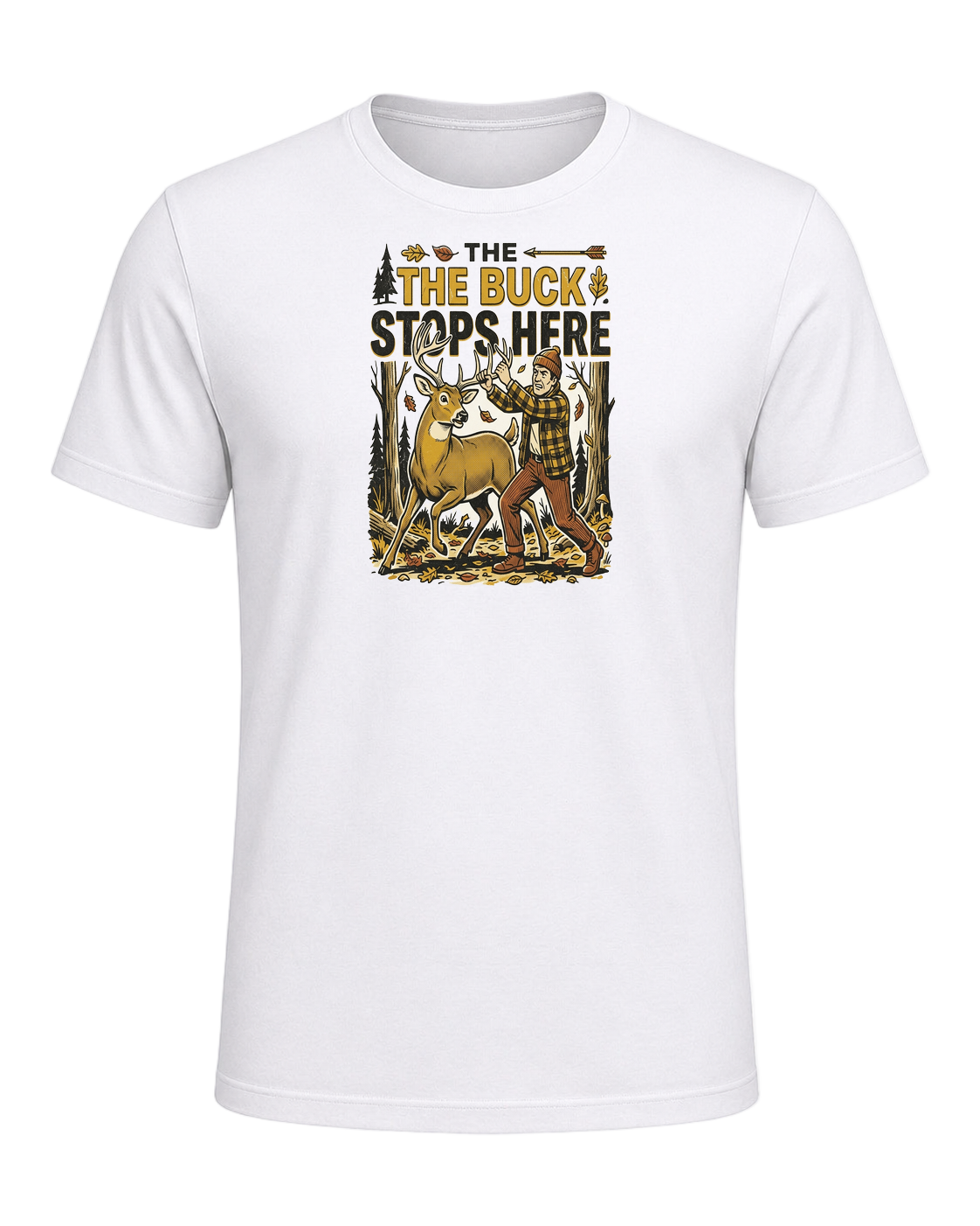 THE BUCK STOPS HERE — White
