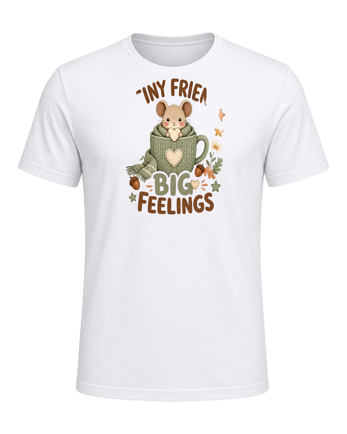TINY FRIEND BIG FEELINGS — White
