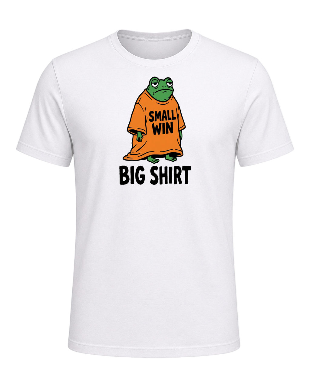 SMALL WIN BIG SHIRT — White