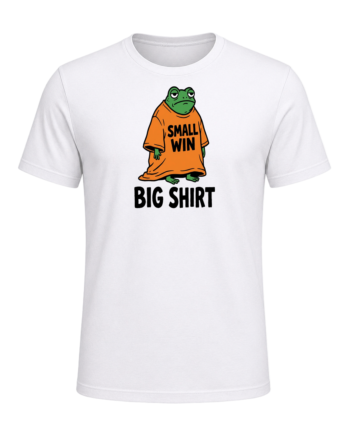 SMALL WIN BIG SHIRT — White