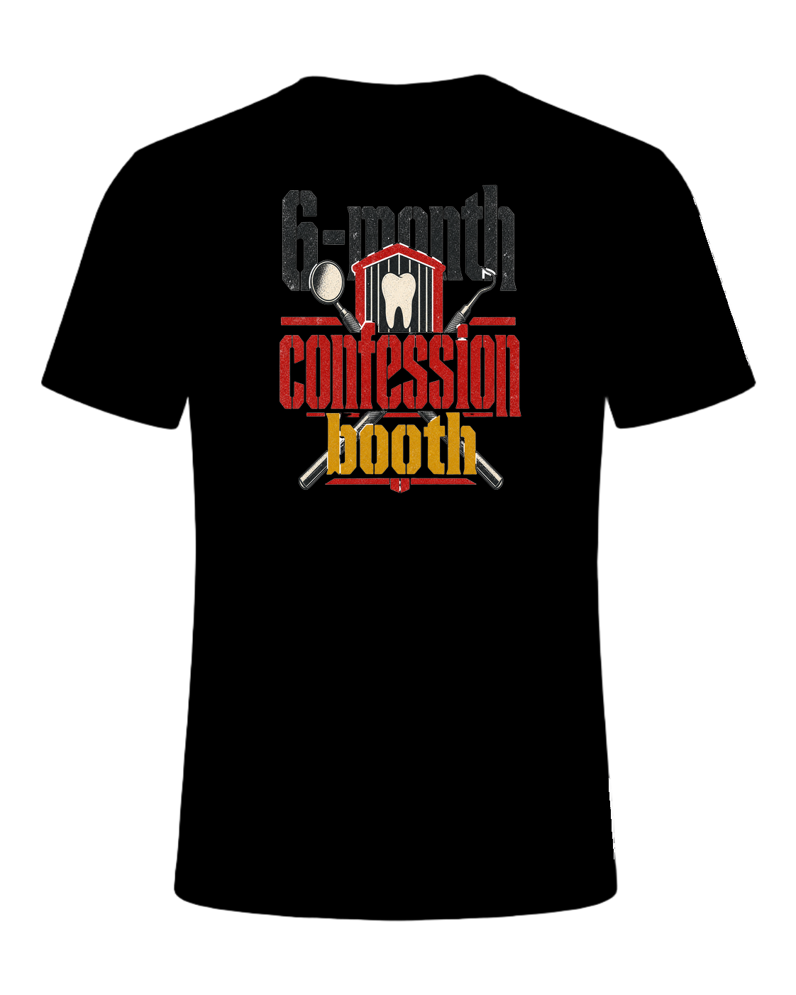 6-month confession booth — Black