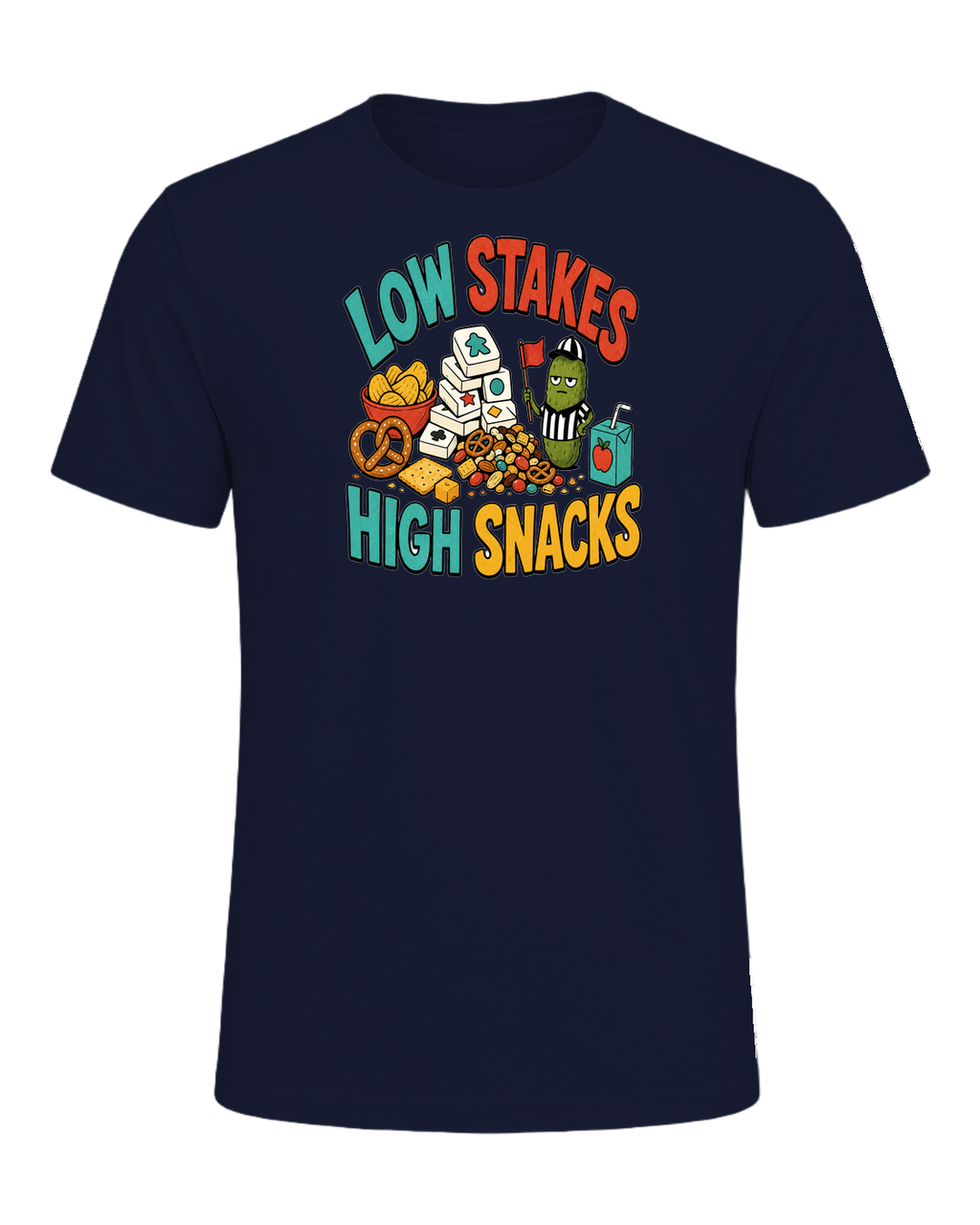 LOW STAKES HIGH SNACKS — Navy
