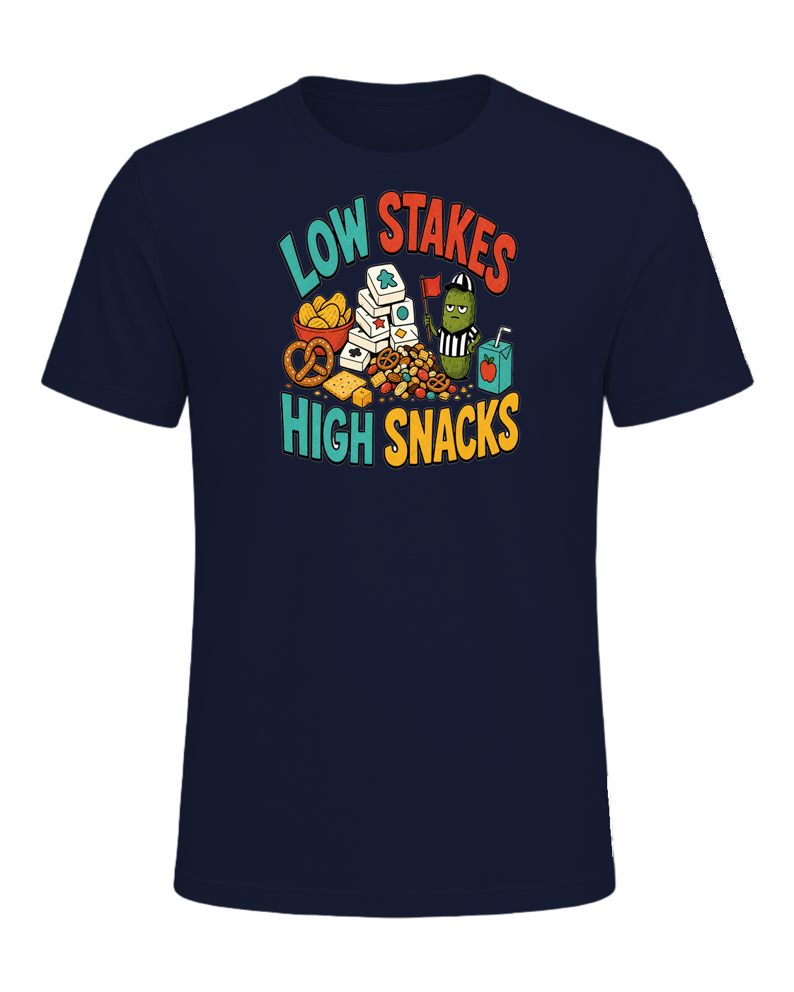 LOW STAKES HIGH SNACKS — Navy