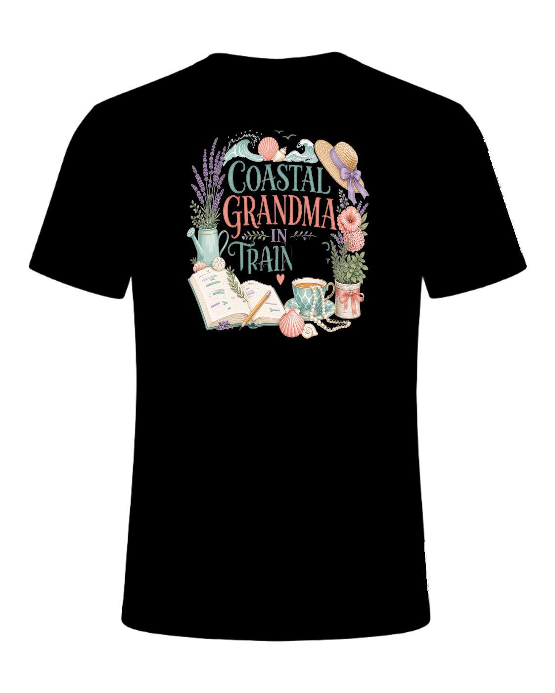 COASTAL GRANDMA IN TRAINING — Black