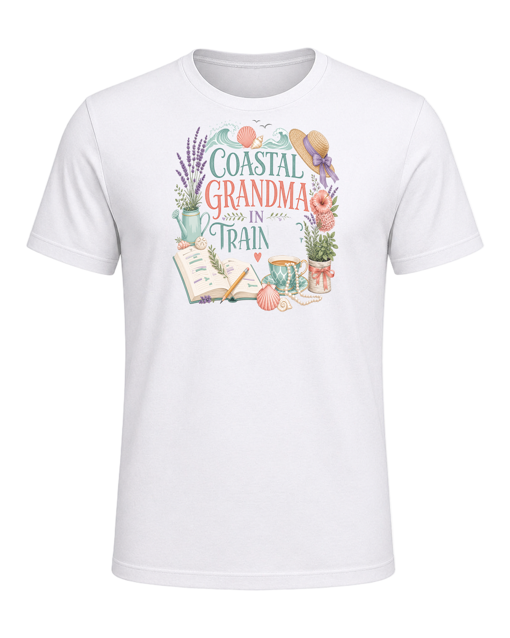 COASTAL GRANDMA IN TRAINING — White