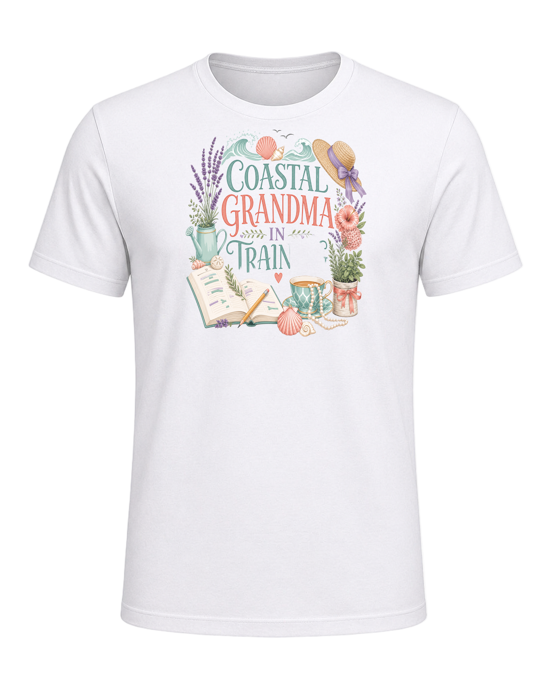 COASTAL GRANDMA IN TRAINING — White