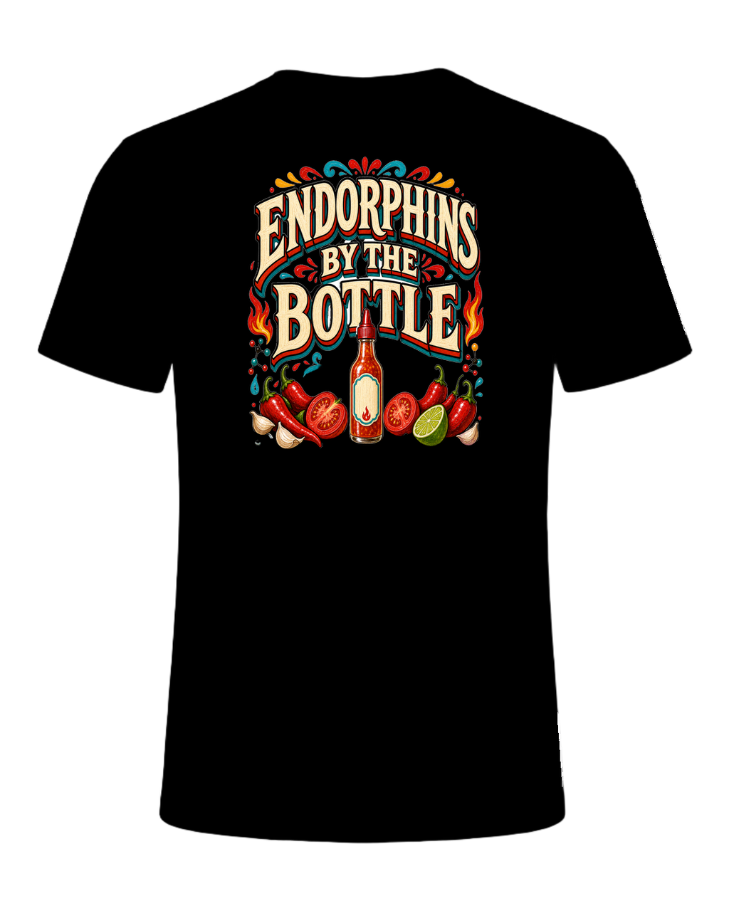 ENDORPHINS BY THE BOTTLE — Black
