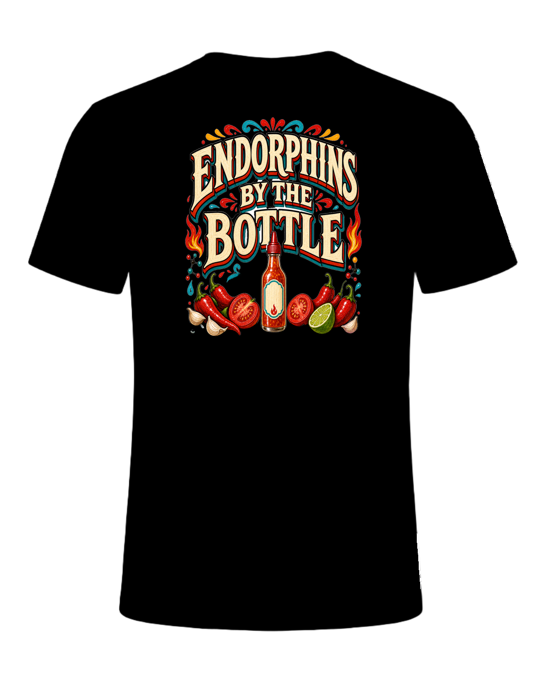 ENDORPHINS BY THE BOTTLE — Black