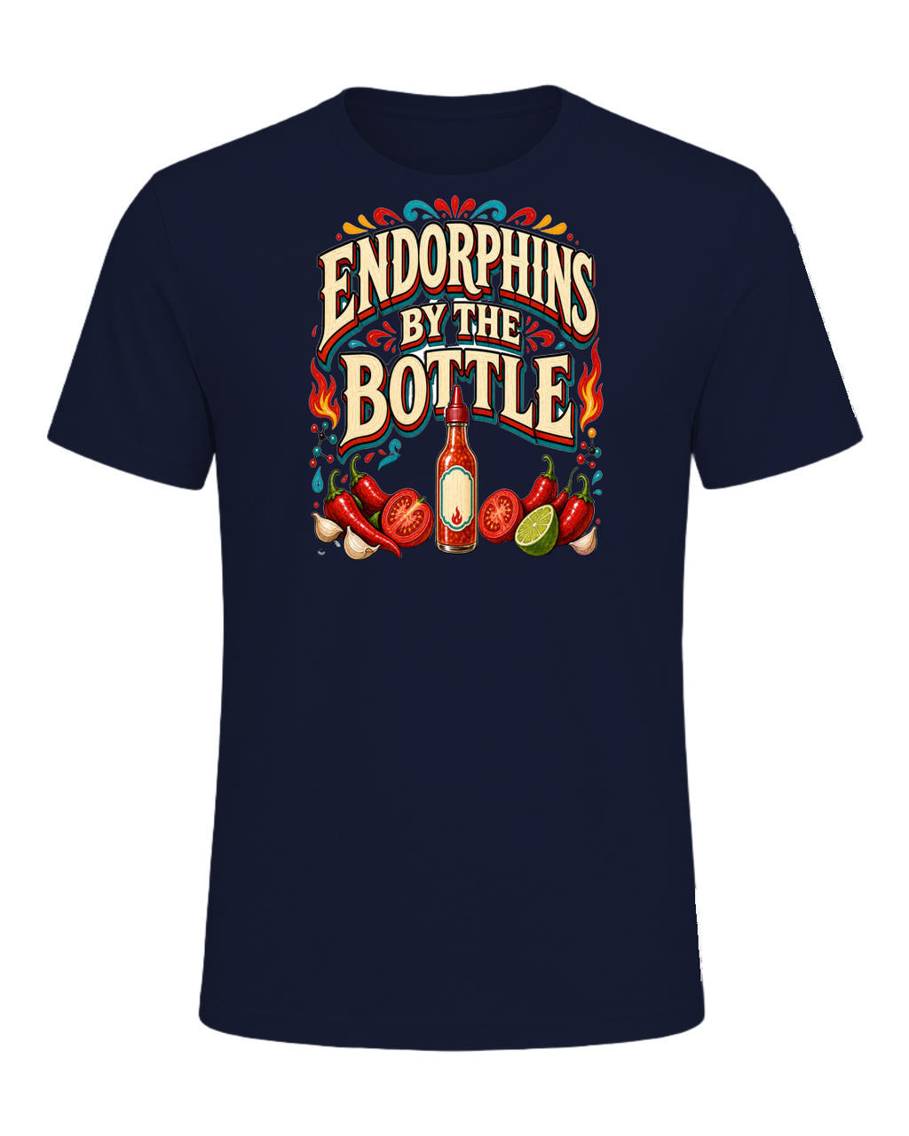 ENDORPHINS BY THE BOTTLE — Navy