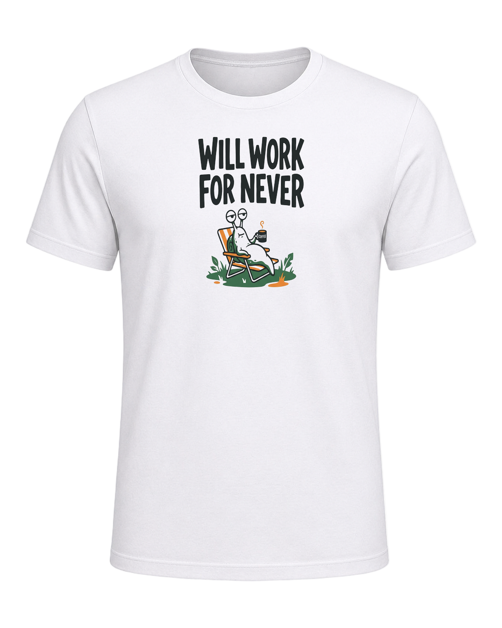 Will work for never — White