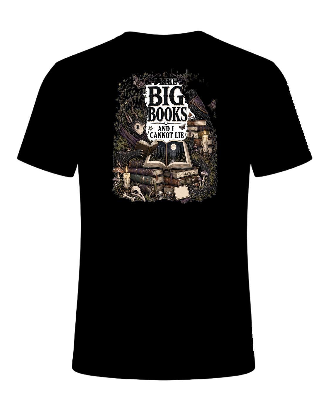 I LIKE BIG BOOKS AND I CANNOT LIE — Black
