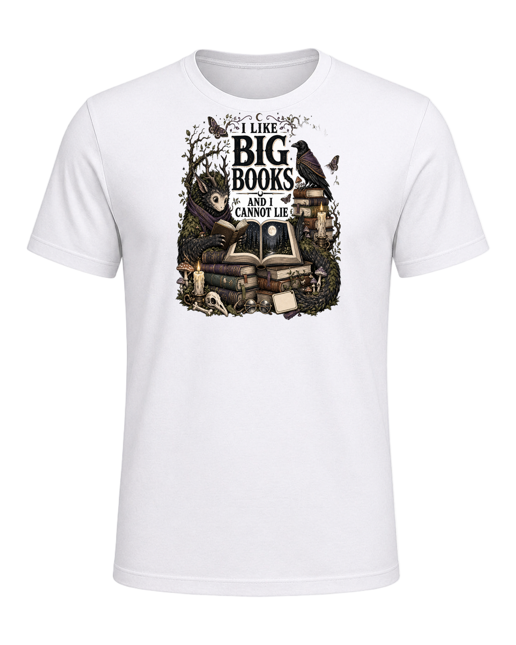 I LIKE BIG BOOKS AND I CANNOT LIE — White