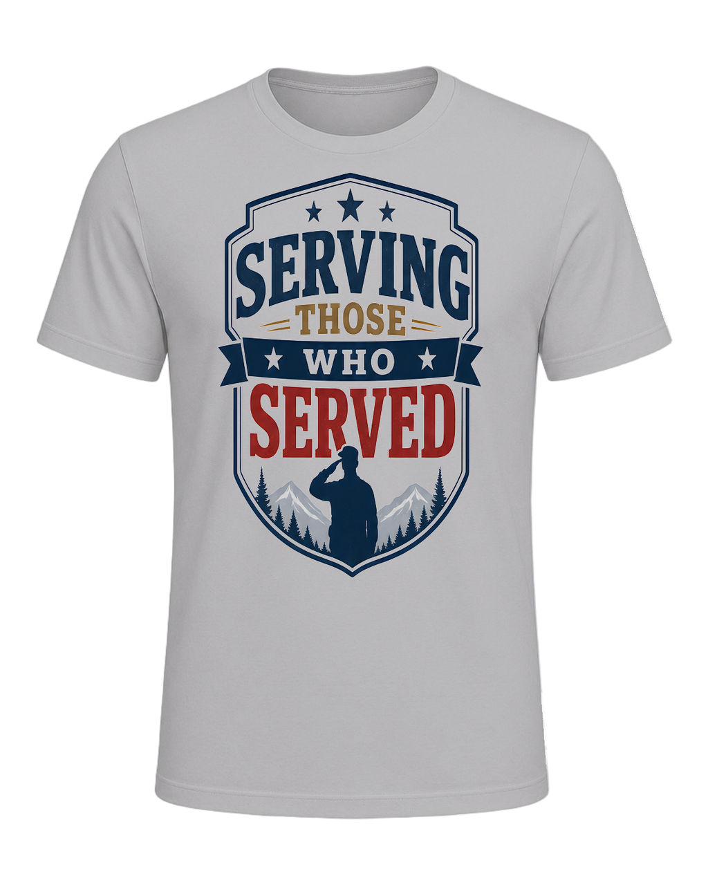 SERVING THOSE WHO SERVED — Athletic Heather
