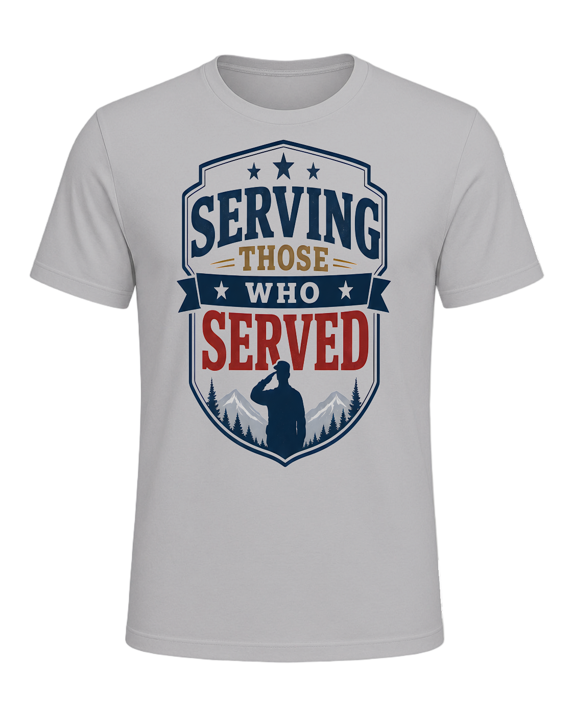 SERVING THOSE WHO SERVED — Athletic Heather