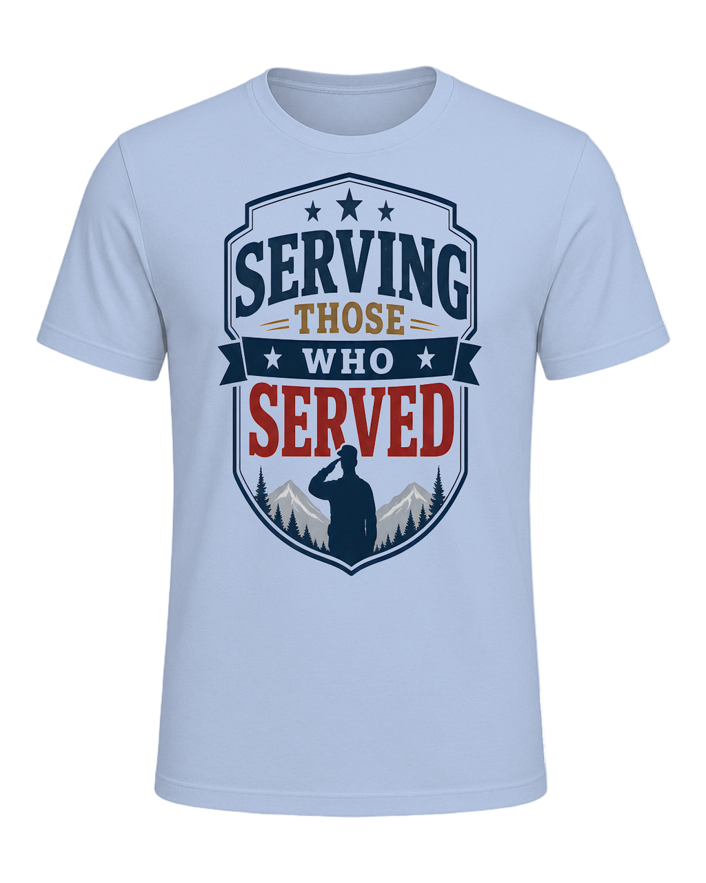 SERVING THOSE WHO SERVED — Baby Blue