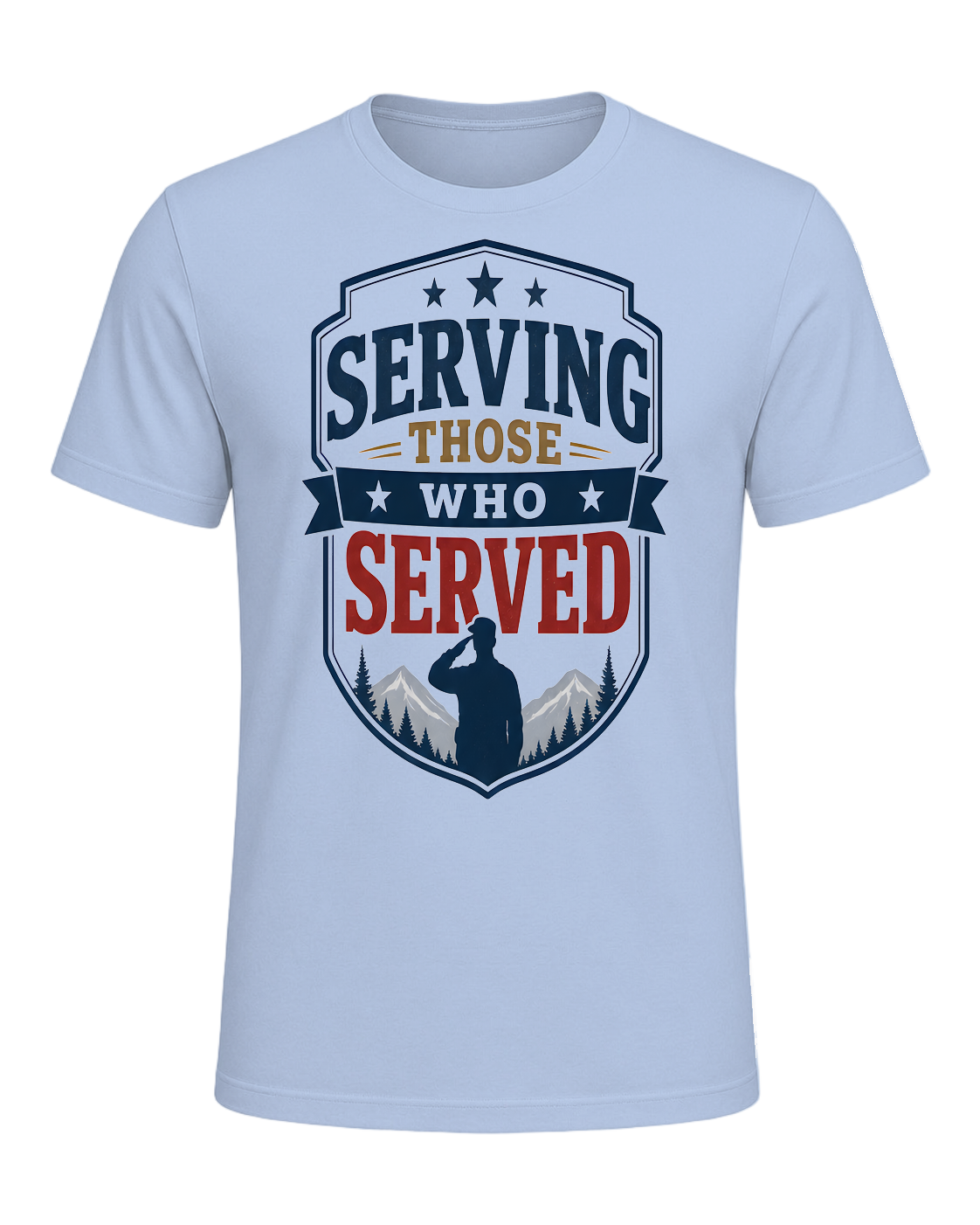 SERVING THOSE WHO SERVED — Baby Blue