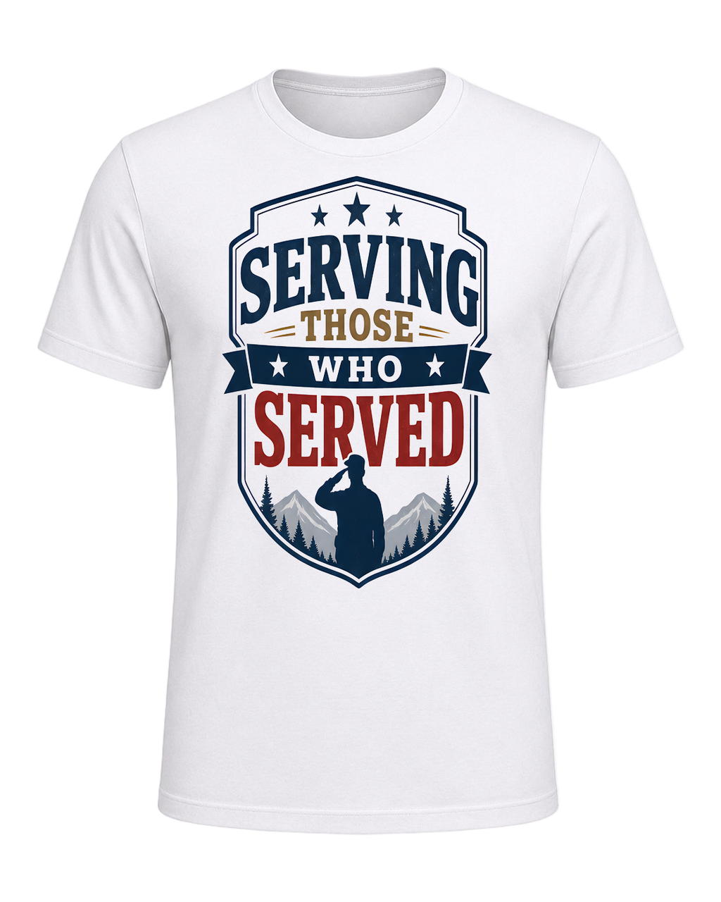 SERVING THOSE WHO SERVED — White