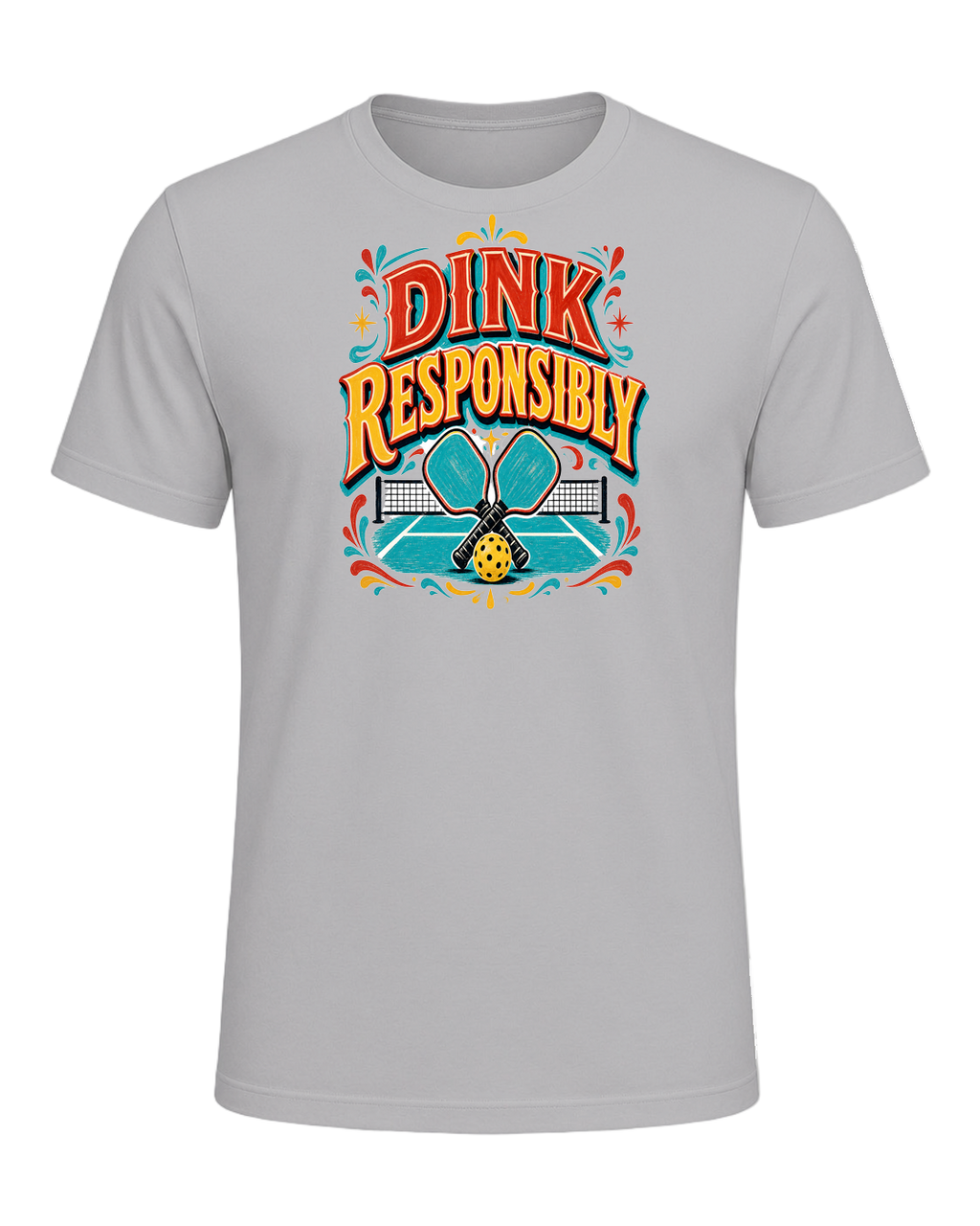 DINK RESPONSIBLY — Athletic Heather