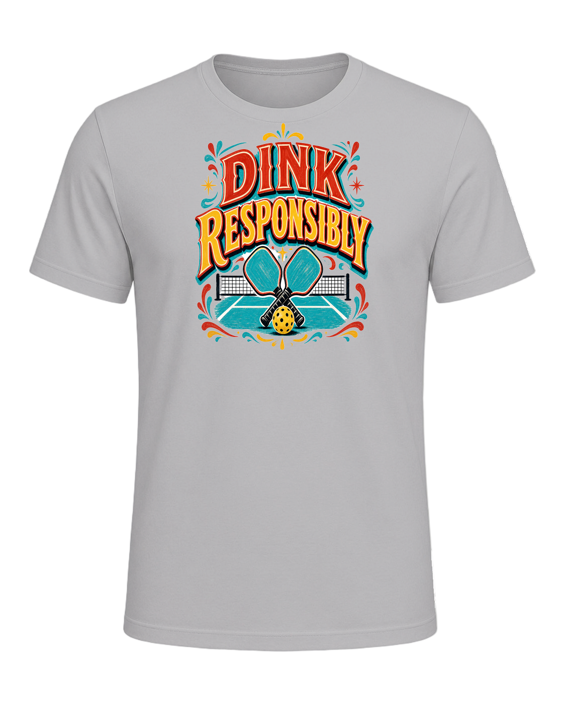 DINK RESPONSIBLY — Athletic Heather