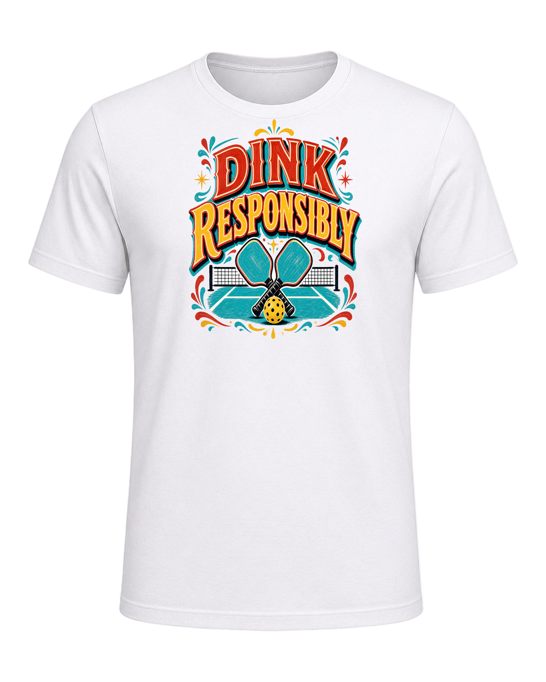 DINK RESPONSIBLY — White
