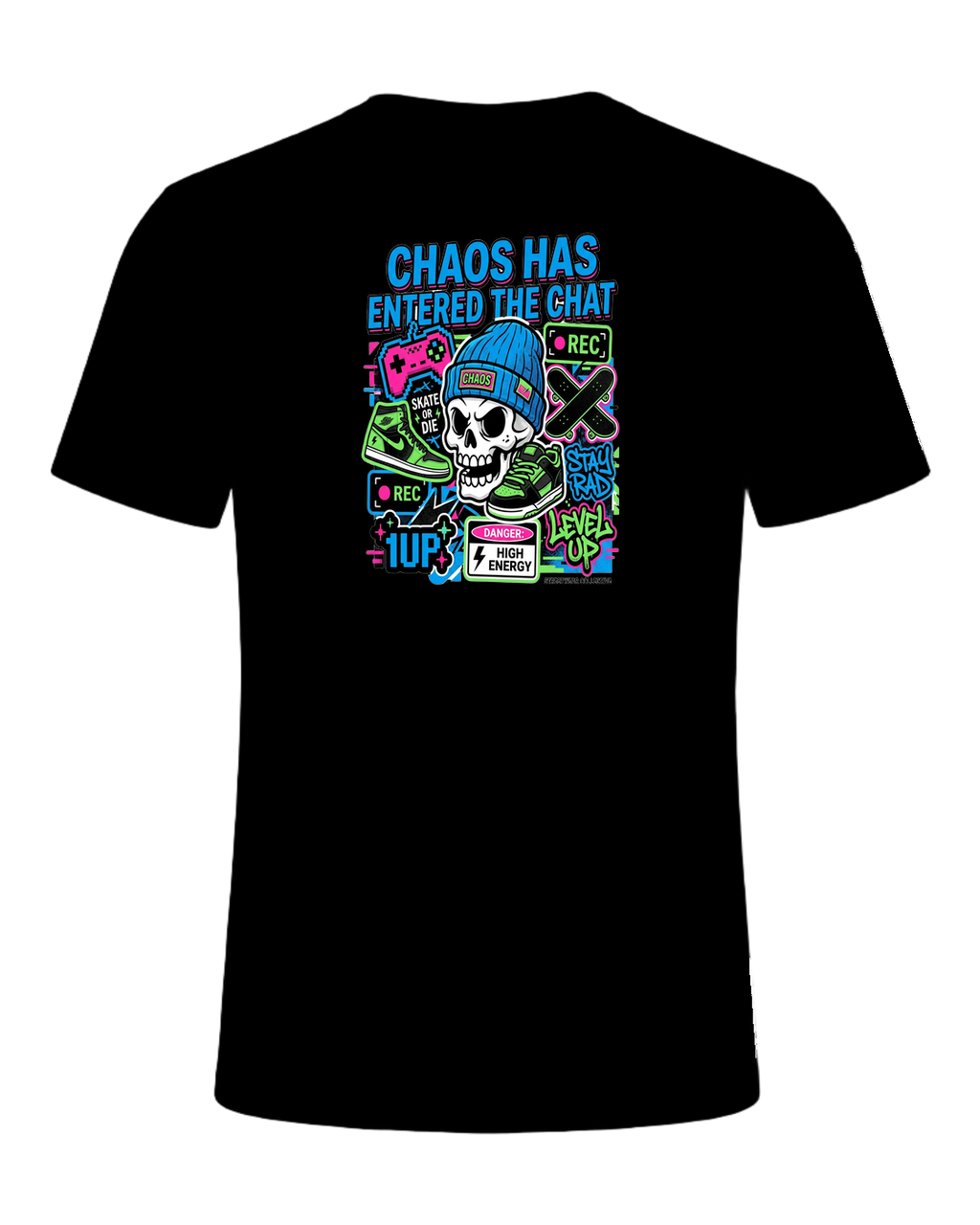 CHAOS HAS ENTERED THE CHAT — Black