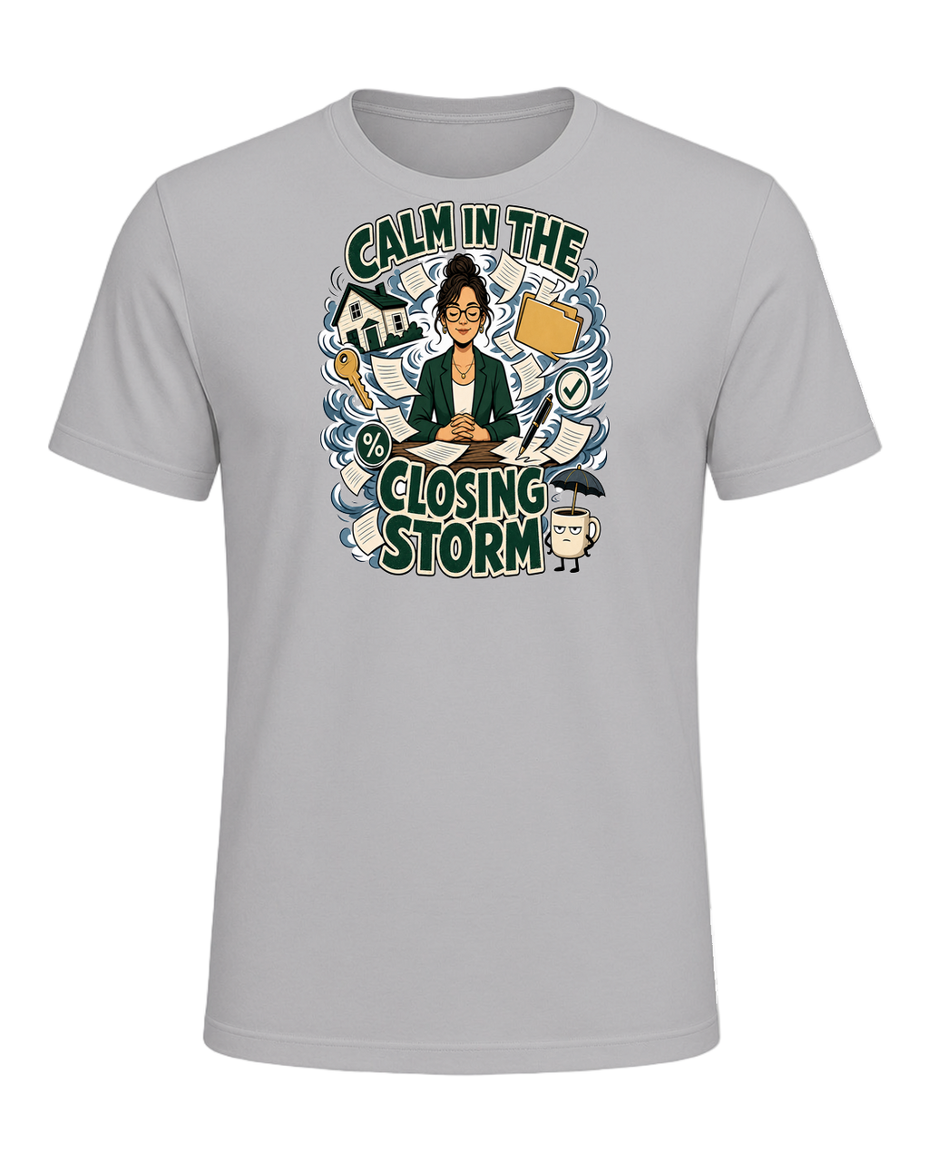 CALM IN THE CLOSING STORM — Athletic Heather