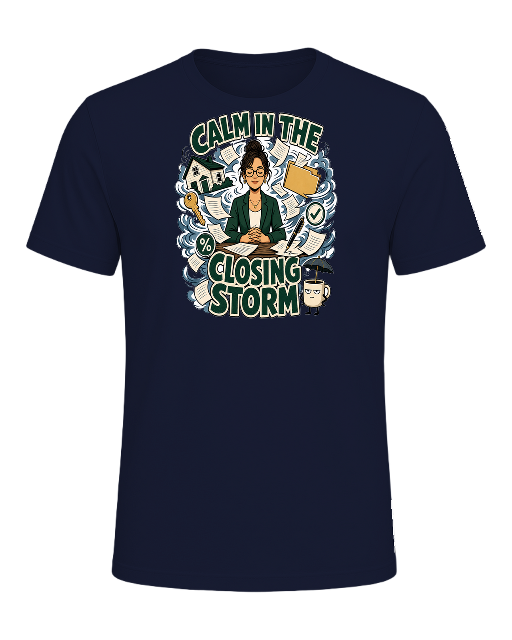 CALM IN THE CLOSING STORM — Navy